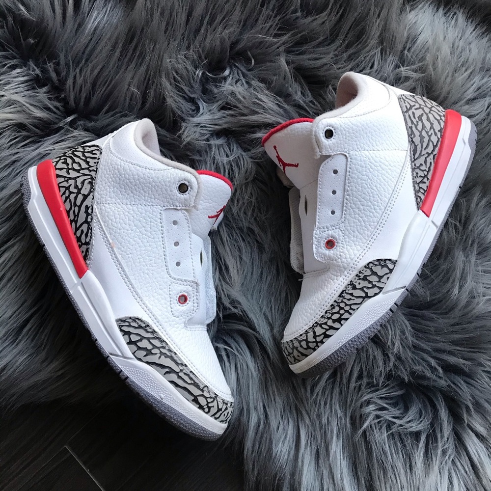 JORDAN III RETRO • HALL OF FAME • SZ 3 KIDS - Picture 5 of 8